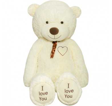 Plush Teddy Bear Sam XXL 200 cm Cream