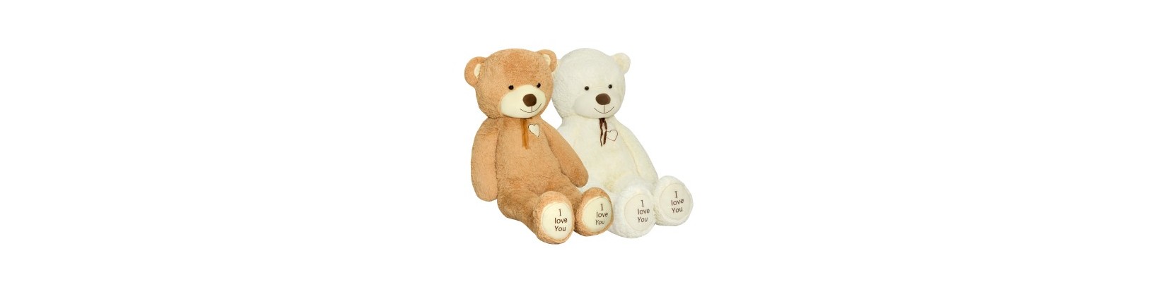 XXL Plush Teddy Bear Sam | TEDBI Teddy Bears in Beige & Cream Colours