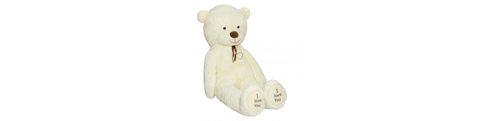 XXL Plush Teddy Bears in Cream Colour | TEDBI Teddy Bears | Sam Collection